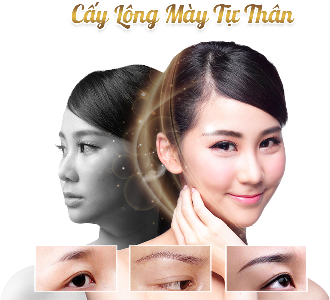 Cấy lông mày cay long may tu than