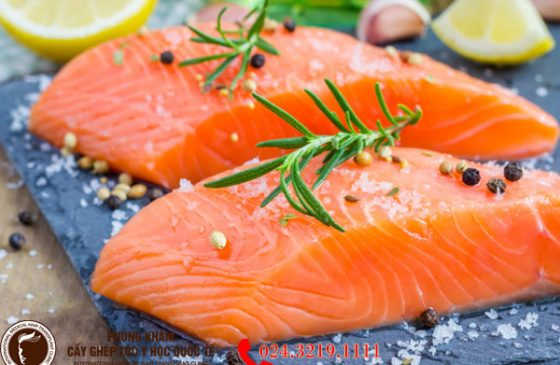 ăn gì chống rụng tóc - cá hồi