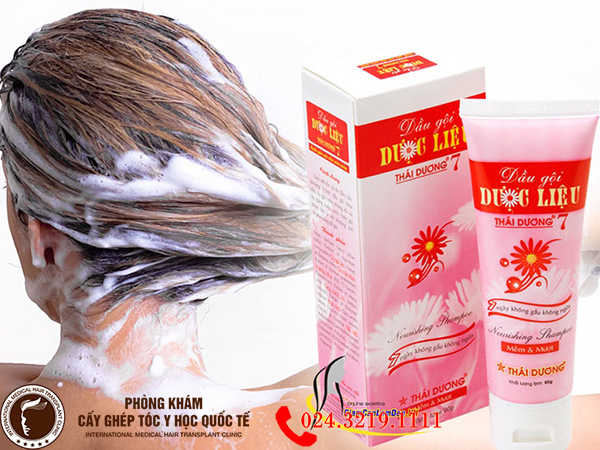 dầu gội dược liệu thái dương 7 chống tóc rụng hiệu quả