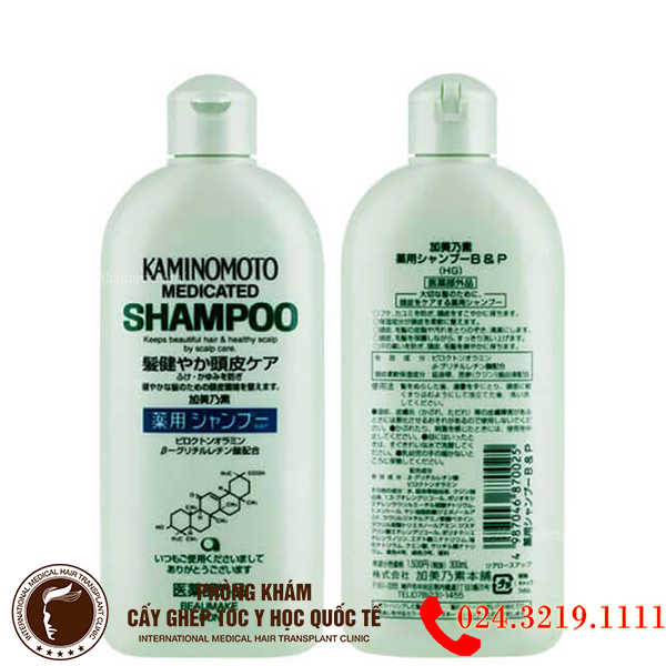 review Dầu gội trị gàu và rụng tóc Shampoo Kaminomoto