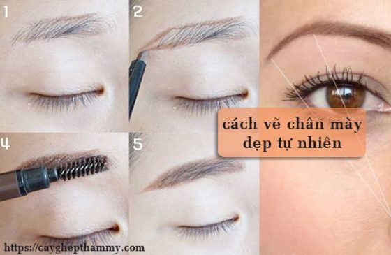 cách vẽ lông mày đẹp tự nhiên nhất