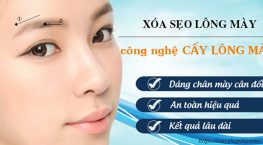 xóa sẹo chân mày bằng xăm lông mày