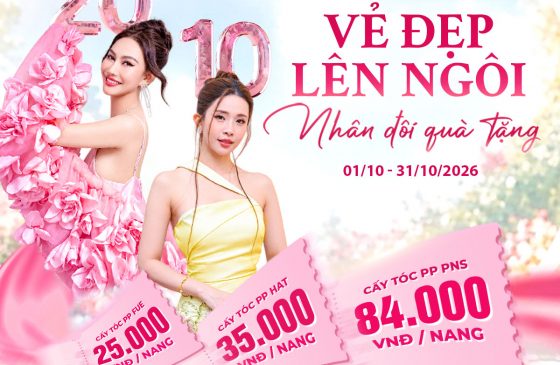 Ưu đãi chi phí cấy tóc 20/10