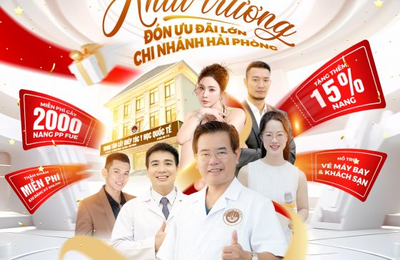 Khai trương Trung tâm Cấy tóc Y học Quốc tế Hải Phòng