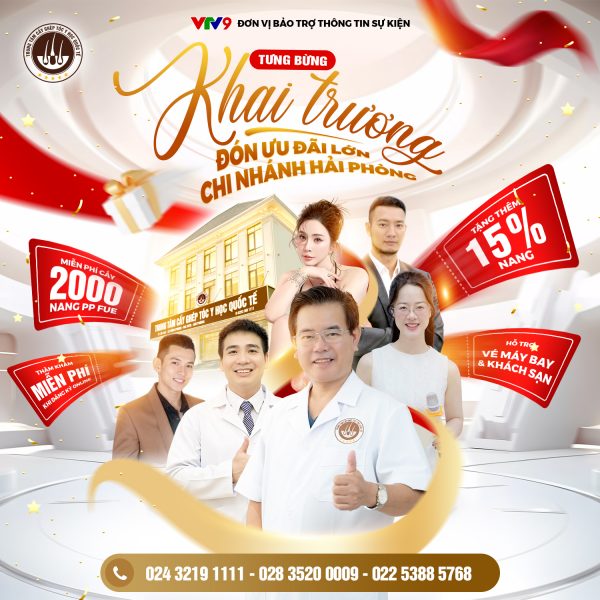 Khai trương Trung tâm Cấy tóc Y học Quốc tế Hải Phòng