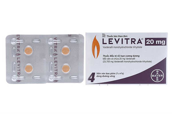 Tác dụng phụ của thuốc Levitra 