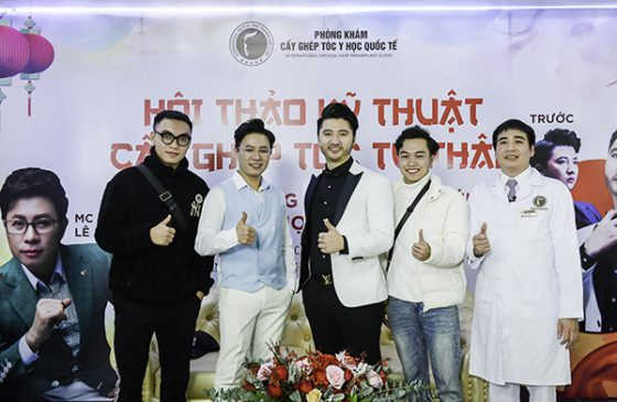 MC Lê Anh đồng hành cùng hội thảo kỹ thuật cấy ghép tóc tự thân