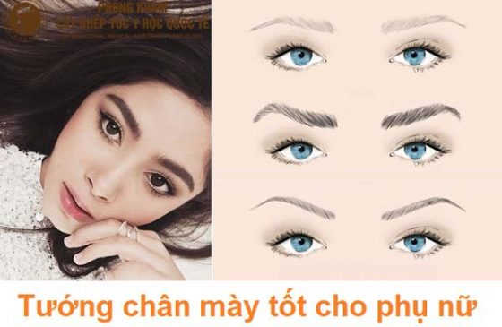 tướng chân mày tốt cho phụ nữ