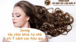 dưỡng tóc chắc khỏe tại nhà