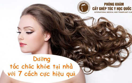 dưỡng tóc chắc khỏe tại nhà
