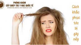 cách khắc phục tóc bị gãy nếp