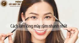 cách làm lông mày rậm