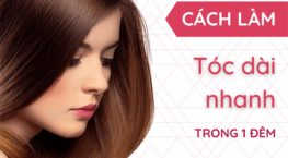 cách làm tóc dài nhanh trong 1 đêm