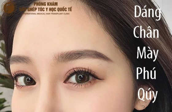 dáng chân mày phú quý