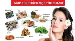 ăn uống gì để kích thích mọc tóc