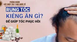 rụng tóc kiêng ăn gì