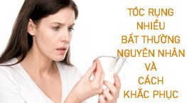 tóc rụng nhiều bất thường