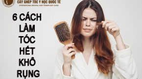 cách làm tóc hết khô rụng