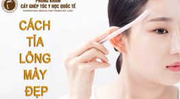 cách tỉa lông mày đẹp