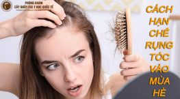 cách ngăn rụng tóc vào mùa hè