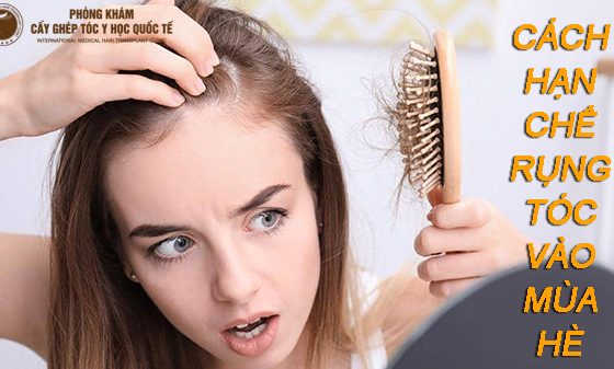 cách ngăn rụng tóc vào mùa hè