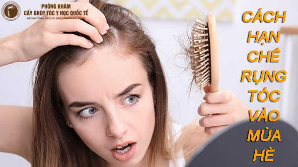 cách ngăn rụng tóc vào mùa hè
