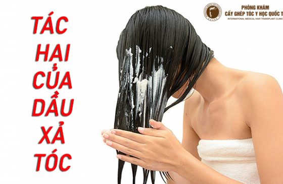 những tác hại của dầu xả tóc khi dùng sai cách