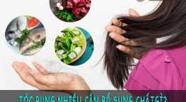 rụng tóc nhiều cần bổ sung chất gì
