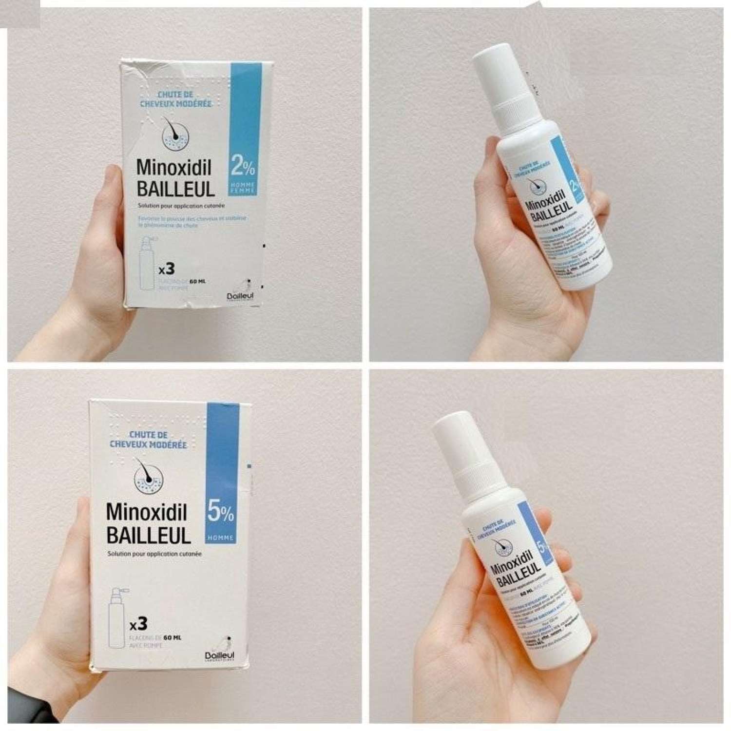 minoxidil 2% và 5 khác nhau như thế nào, thuốc xịt mọc tóc minoxidil 5, minoxidil 5% dạng xịt có tốt không, review xịt mọc tóc minoxidil, minoxidil bailleul 5, minoxidil bailleul 2, minoxidil 5% dạng xịt, ngừng sử dụng minoxidil,