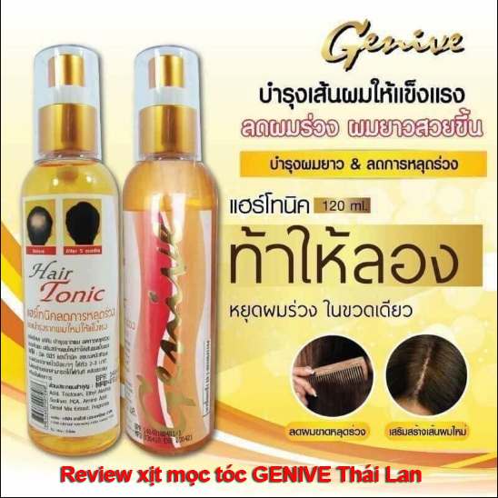 review xịt mọc tóc genive thái lan