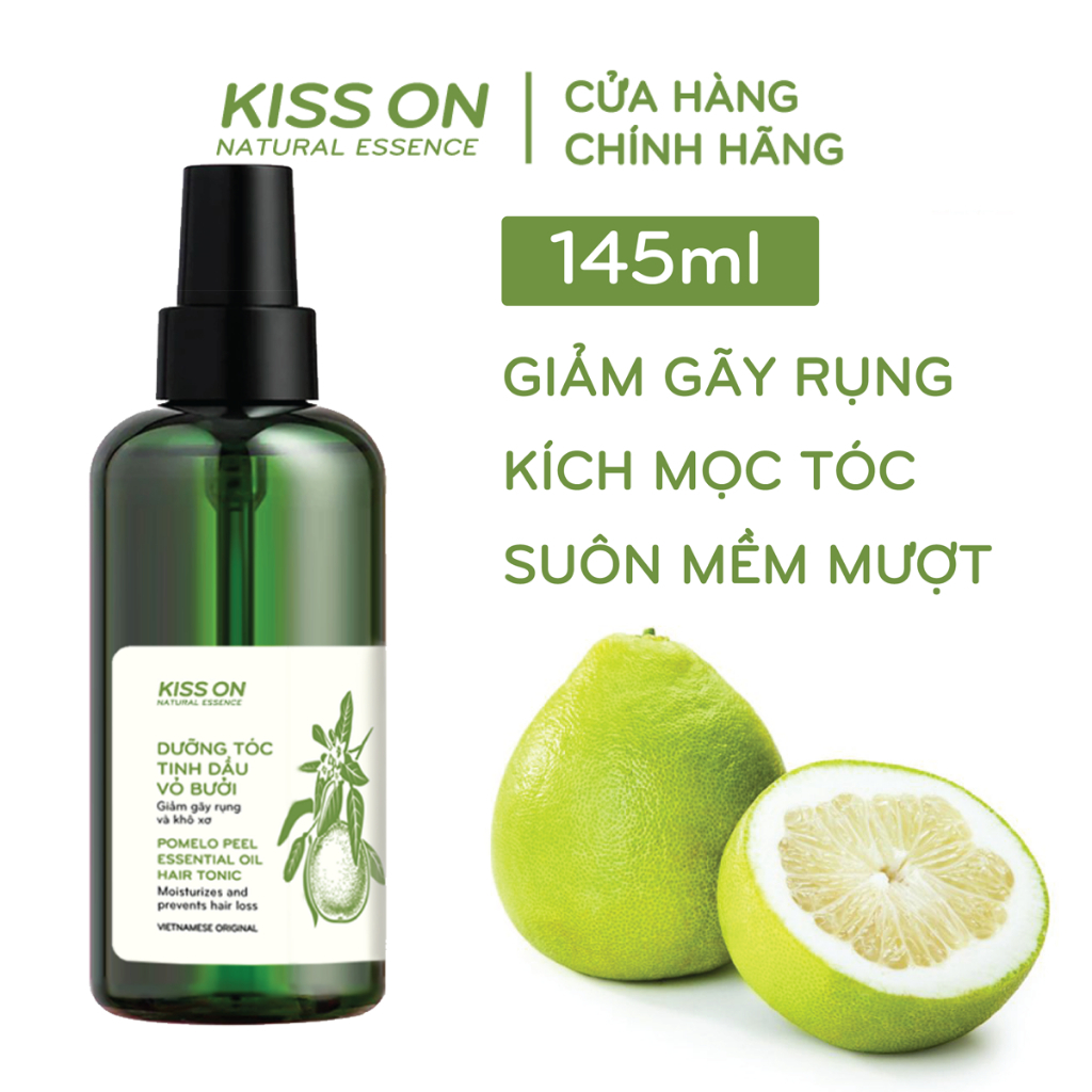 Review xịt mọc tóc tinh dầu vỏ bưởi KISS ON có tốt không