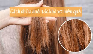 Bật mí cách chữa đuôi tóc khô xơ, dễ rụng hiệu quả