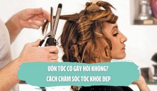 Uốn tóc có gây hói không? Cách chăm sóc tóc khỏe đẹp