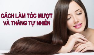 Hé lộ 5 cách làm tóc mượt và thẳng tự nhiên chuẩn salon