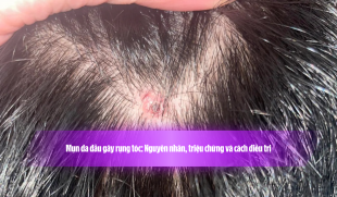 Mụn da đầu gây rụng tóc: Nguyên nhân, triệu chứng và cách điều trị
