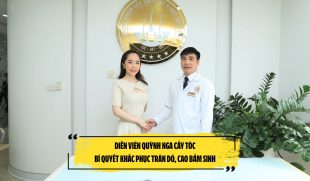 Diễn viên Quỳnh Nga cấy tóc: Bí quyết khắc phục trán dô, cao bẩm sinh