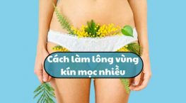 Hé lộ 5 cách làm lông vùng kín mọc nhiều cho phái đẹp
