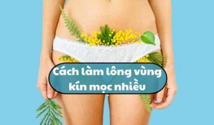 Hé lộ 5 cách làm lông vùng kín mọc nhiều cho phái đẹp