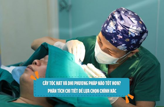 Cấy tóc HAT và DHI phương pháp nào tốt hơn