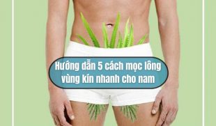 Hướng dẫn 5 cách mọc lông vùng kín nhanh cho nam đơn giản, an toàn tại nhà