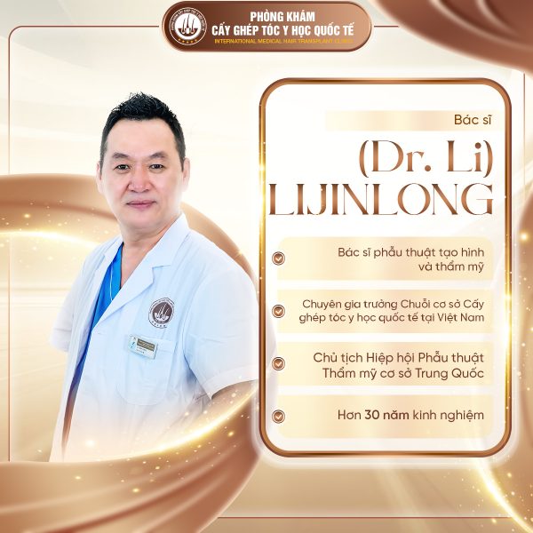 Top bác sĩ chuyên khoa tạo hình tóc giỏi, được nhiều khách hàng tin chọn 