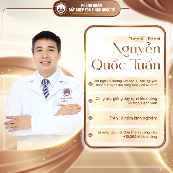 Top bác sĩ chuyên khoa tạo hình tóc giỏi, được nhiều khách hàng tin chọn 