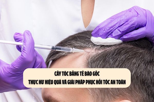 Cấy tóc bằng tế bào gốc: Thực hư hiệu quả và giải pháp phục hồi tóc an toàn