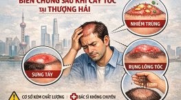 Biến chứng sau khi cấy tóc tại Thượng Hải: Cái giá phải trả từ trào lưu sính ngoại