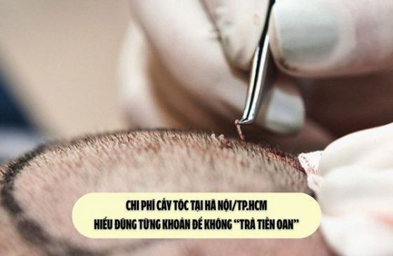 Chi phí cấy tóc tại Hà Nội/TP.HCM: Hiểu đúng từng khoản để không “trả tiền oan”