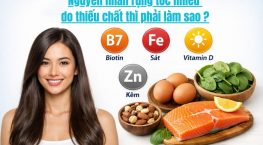 Nguyên nhân rụng tóc nhiều do thiếu chất thì phải làm sao ?