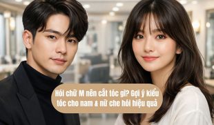 Hói chữ M nên cắt tóc gì? Gợi ý kiểu tóc cho nam & nữ che hói hiệu quả