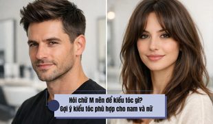 Hói chữ M nên để kiểu tóc gì? Gợi ý kiểu tóc phù hợp cho nam và nữ