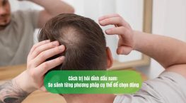 [Tìm Hiểu] : TOP 4 cách trị hói đỉnh đầu nam hiệu quả nhất