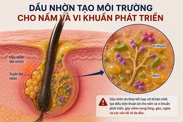 Người tóc dầu có dễ bị hói không